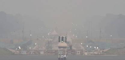 indien: neu-delhi ächzt unter smog-glocke