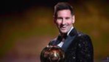 Ballon d'Or: Lionel Messi zum siebten Mal mit dem Ballon d'Or ausgezeichnet