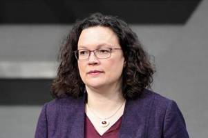 Ampel-Regierung soll Ex-SPD-Chefin Andrea Nahles neuen Posten geben
