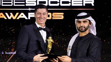 Dubai Globe Soccer Awards: Lewandowski in Dubai mit zwei Trophäen geehrt