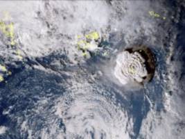 Pazifik: Tsunami-Warnung nach Vulkanausbruch vor Tonga