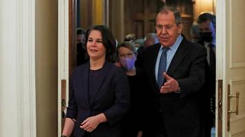 Nach Treffen mit Lawrow: Baerbock äußert sich in Moskau zur Ukraine-Krise