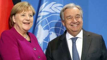 Vereinte Nationen: Guterres will Ex-Kanzlerin Merkel für UN einspannen