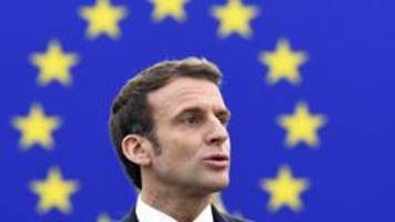 macron im eu-parlament: plädoyer für europas sicherheit