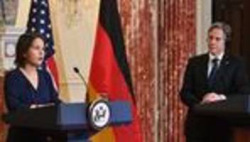 Außenministertreffen in Berlin: Annalena Baerbock und Antony Blinken zum Konflikt mit Russland