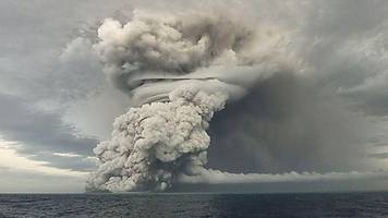 naturkatastrophe - tonga: großteil der bewohner von vulkanausbruch betroffen