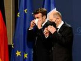 Scholz und Macron rufen Russland zur Deeskalation auf –  Telefonat mit Putin am Freitag
