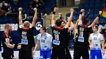 Europameisterschaft - Erfolg zum EM-Abschied: Handballer besiegen Russland