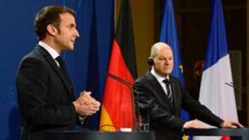 Scholz und Macron: Warnungen und Appelle an Russland