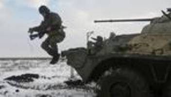 Ukraine-Konflikt: Russischer Truppenaufmarsch setzt sich fort
