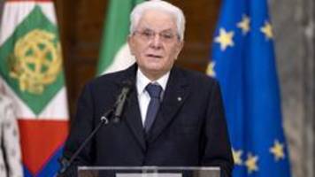 präsidentenwahl in italien: mattarella erklärt sinneswandel