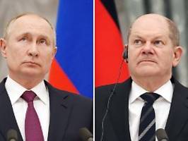 Nach wochenlanger Funkstille: Moskau: Bundeskanzler Scholz telefoniert mit Putin