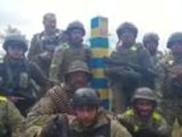 Ukraine meldet symbolträchtigen Vorstoß zur russischen Grenze