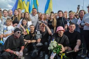 ESC-Sieger Kalush Orchestra zurück in der Ukraine