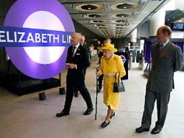 auftrieb für neue elizabeth-line: queen besucht überraschend londoner u-bahn