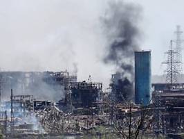 Nur die Hälfte ergab sich bisher: Separatisten vermuten noch 1000 Kämpfer in Asow-Stahlwerk