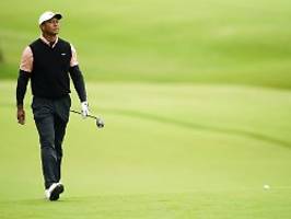 Bitterer Tag bei PGA-Turnier: Golfprofi Tiger Woods muss erstmals aufgeben