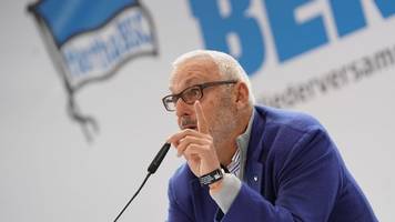 Bundesliga - Medien: Hertha-Präsident Gegenbauer tritt zurück