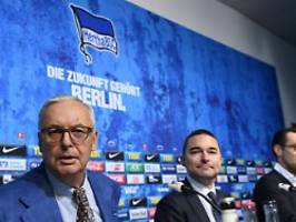 Hat den Verein angezündet: Ex-Präsident teilt gegen Hertha-Investor aus