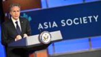 US-Außenminister: Anthony Blinken sieht China als größte internationale Herausforderung