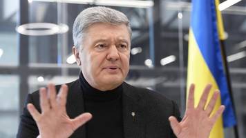 Ukraines Ex-Präsident Poroschenko offenbar an Ausreise aus der Ukraine gehindert