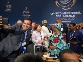 Erleichterter Applaus: WTO müht sich zu ersten Abkommen seit Jahren