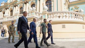 Vier EU-Staatschefs in der Ukraine - „Die beleidigte Leberwurst ist in Kiew“: So kommentiert die internationale Presse den Scholz-Besuch