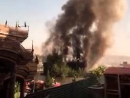 explosion und schüsse in kabul: zwei verletzte nach anschlag auf sikh-tempel