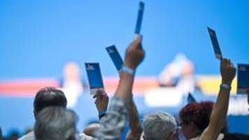 Parteitag in Riesa: Delegierte wählen neue Parteispitze
