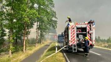 Waldbrand in Brandenburg breitet sich weiter aus