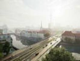 berliner mühlendamm- und getraudenbrücke werden schmaler gebaut