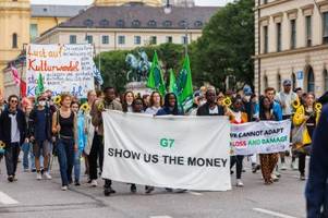 Großdemo in München: G7-Kritiker gehen auf die Straße