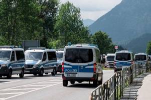 Abreise von Biden: Straßensperren in Garmisch-Partenkirchen