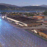 Der Handels- und Industrieminister stellt am Standort von FREYR Battery in Mo i Rana die Akkustrategie der norwegischen Regierung vor