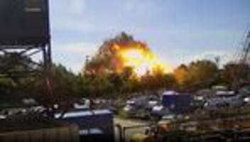 Krieg gegen die Ukraine: Video soll Raketeneinschlag in Einkaufszentrum in Krementschuk zeigen