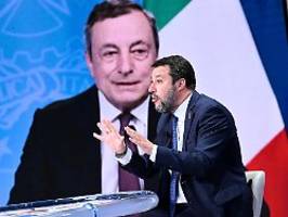 regierungskrise in italien: draghi wollte nicht geisel von salvini werden