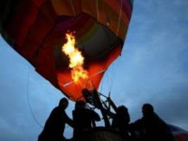 gaskrise: heißluftballons bleiben am boden