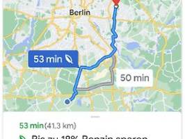 Update unterwegs: Google Maps bietet jetzt Spritspar-Routen an