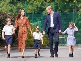 Auch Royals müssen pauken: George, Charlotte und Louis gehen zur Schule