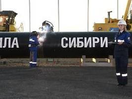 Riesiges Gasversprechen an China: Moskau: Kraft Sibiriens 2 ersetzt Nord Stream 2