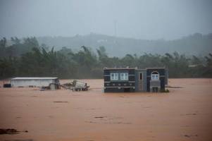 Überschwemmungen in dominikanischer republik – hurrikan fiona wütet