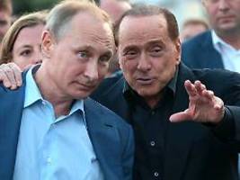 Seit Jahren befreundet: Berlusconi: Putin wurde zu Krieg gedrängt