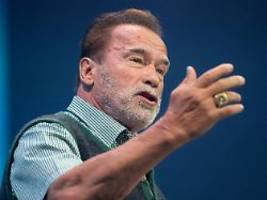 Arnie eröffnet Startup-Messe: Schwarzenegger: Ihr seid abhängig von Russland