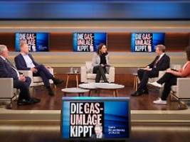 Energietalk bei Anne Will: Lindner will Gaspreisbremse statt Gasumlage
