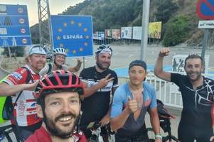 Mit dem Rad nach Barcelona – sie stellen sich der Herausforderung