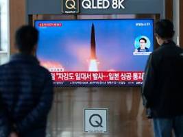 rakete richtung japan gefeuert: usa beraten handfeste antwort an nordkorea
