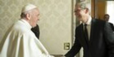 papst traf apple-chef tim cook