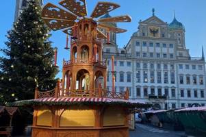 Der Christkindlesmarkt in Augsburg startet bei idealen Bedingungen