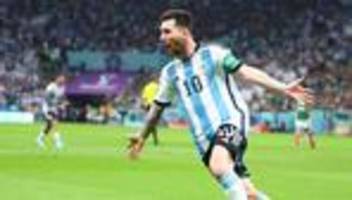 Fußball-WM 2022: Argentinien gewinnt gegen Mexiko