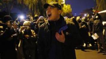 Proteste in China: Wir sind hier, weil wir mutig sind
